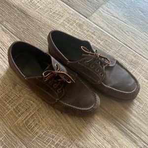 L.L. Bean Brown Leather Boat Shoe Men’s 9.5